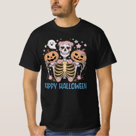 Happy Halloween Niedlich Skeleton T-Shirt