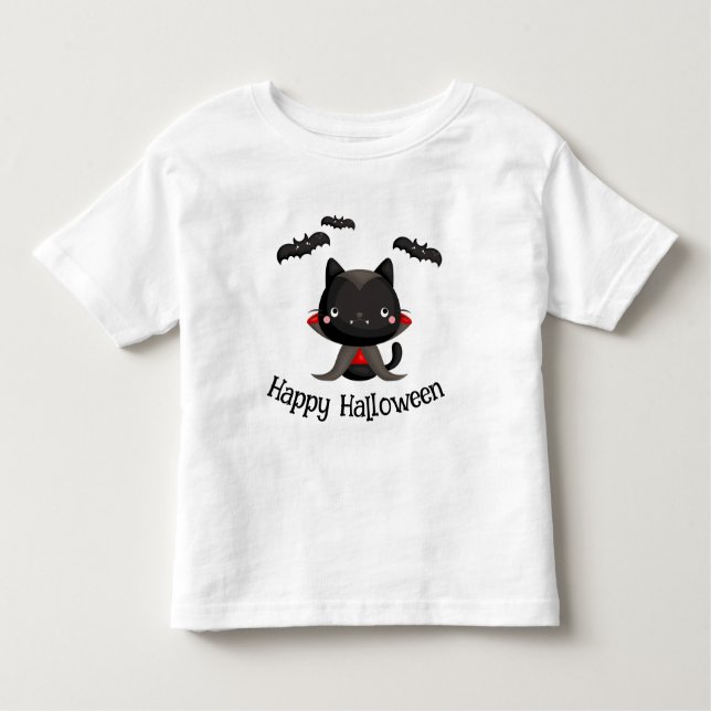 Happy Halloween Niedlich Vampire Kleinkind T-shirt (Vorderseite)