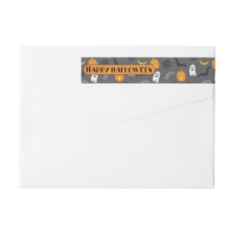 Happy Halloween Niedliche Geister und Pumpkins Wra