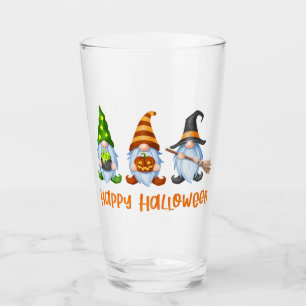 Happy Halloween Niedliche Wasserfarbenspiele Glas