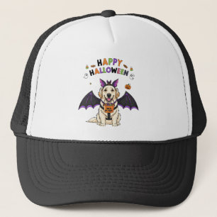 Happy Halloween Niedlicher Hundeschlitten Trick-od Truckerkappe