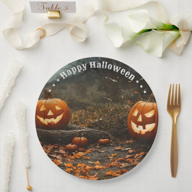 Happy Halloween Night Collection Pappteller (Hochzeit)