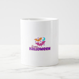 Happy Halloween Night - Niedliche Fledermäuse & Mo Jumbo-Tasse
