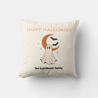 Happy Halloween / Noche de Brujas Minimalista Kissen