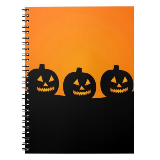 Happy Halloween Notizblock (Vorderseite)