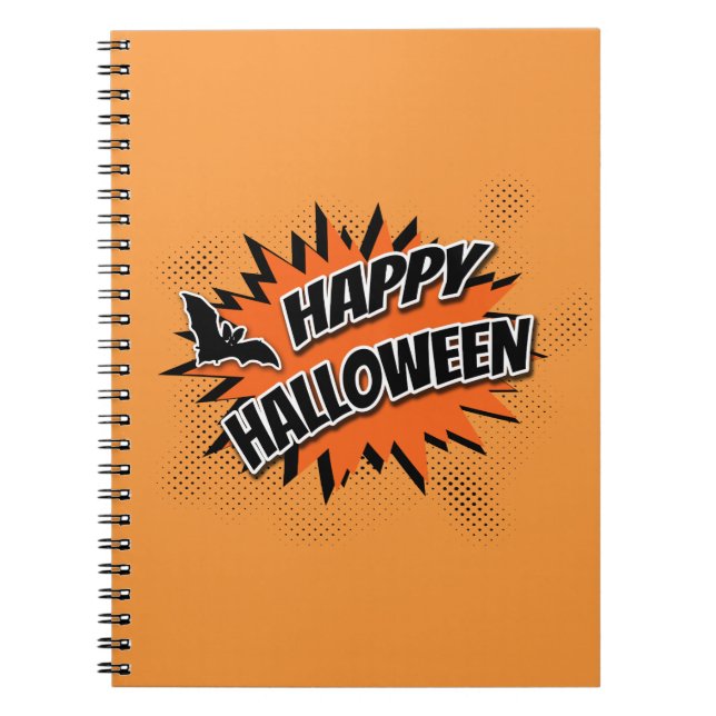 Happy Halloween Notizblock (Vorderseite)