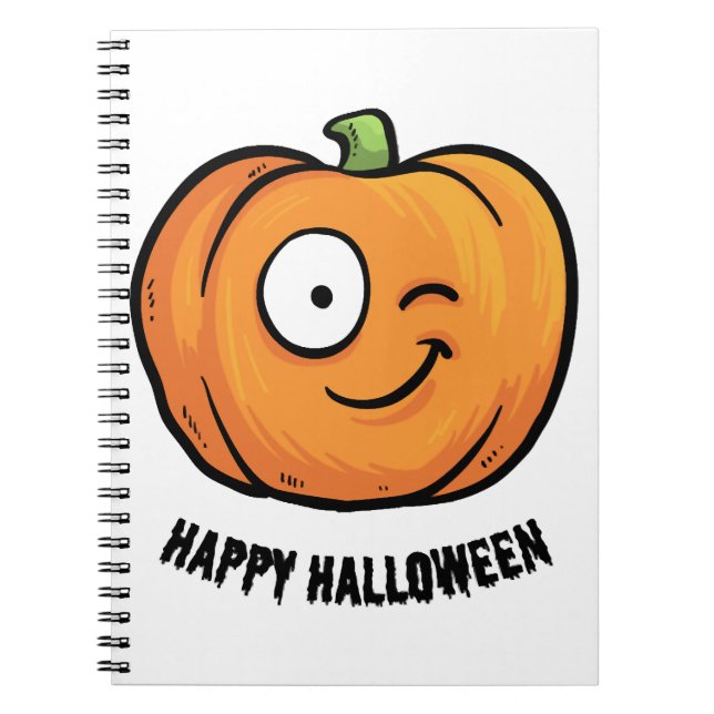 Happy Halloween Notizblock (Vorderseite)