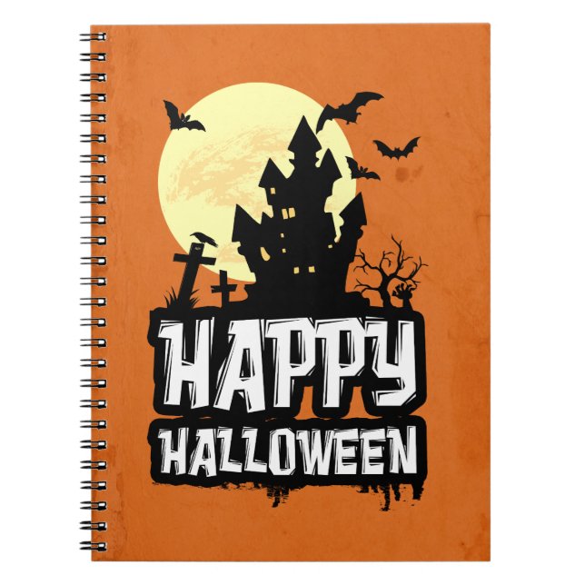 Happy Halloween Notizblock (Vorderseite)