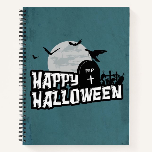 Happy Halloween Notizbuch (Vorderseite)