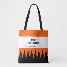 Happy Halloween Orange Black Personalisiert