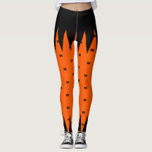 Happy Halloween Orange Black Personalisiert
