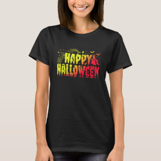 Happy Halloween, Orca, Bunny und Haustiere Skelett T-Shirt