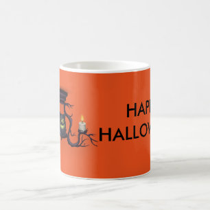 Happy Halloween Owl mit Kerzen Tasse