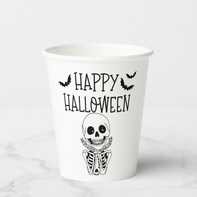 Happy Halloween Paper Cup Pappbecher (Vorderseite)