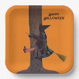Happy Halloween Paper Plate Pappteller
