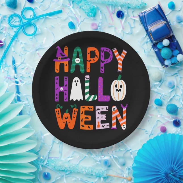 Happy Halloween  Pappteller (Party)