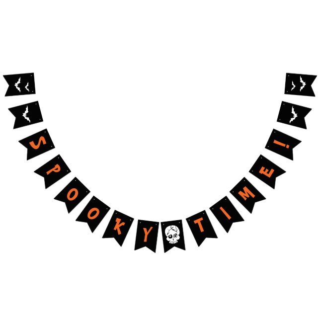 Happy Halloween Party Dekor Spooky Time Banner (Alle)
