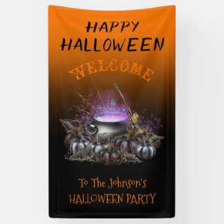 Happy Halloween Party Dekoration Custom Welcom Banner