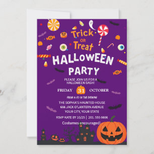 Happy Halloween Party Einladung