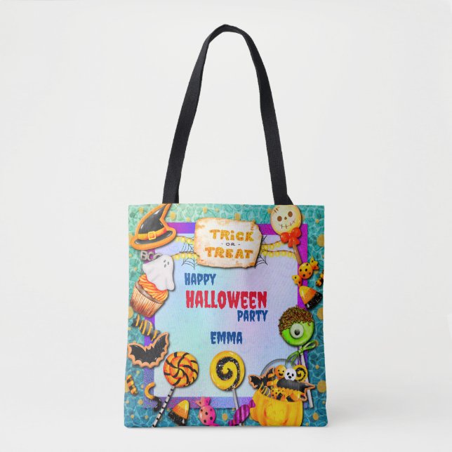 Happy Halloween Party gefüllt mit Trick oder Lecke (Vorderseite)