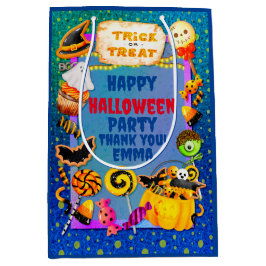 Happy Halloween Party gefüllt mit Trick oder Lecke Mittlere Geschenktüte