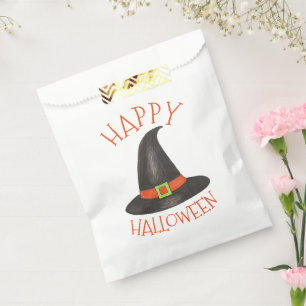 Happy Halloween Party Hexenkostümhut Geschenktütchen