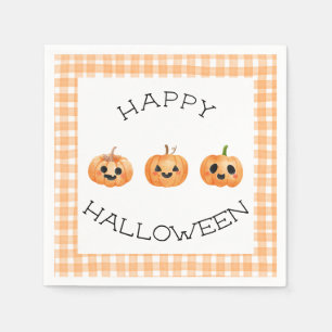 Happy Halloween Party Jack-o’-Laterne Serviette