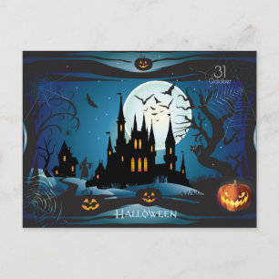 Happy Halloween Party "Leckerei oder Trick" Postkarte