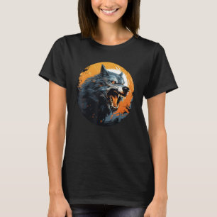 Happy Halloween Party mit diesem hübschen Werewolf T-Shirt