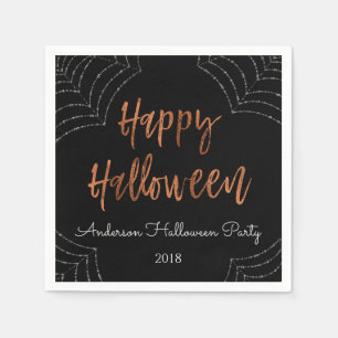 Happy Halloween Party Modernes Halloween Napkins Serviette