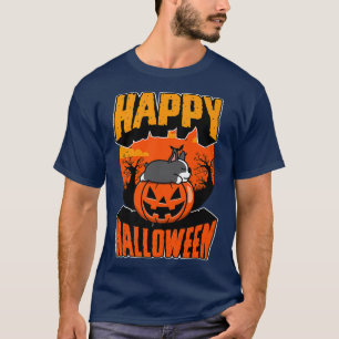 Happy Halloween Party Niedlich Napping Kawaii Fran T-Shirt