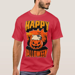 Happy Halloween Party Niedlich Napping Kawaii Mops T-Shirt