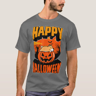 Happy Halloween Party Niedlich Napping Kawaii Pupp T-Shirt