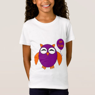 Happy Halloween Party Owl Kids T Shirt