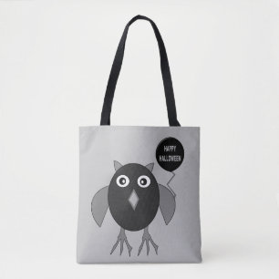 Happy Halloween Party Owl Tote Bag