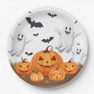 Happy Halloween Party Pappteller