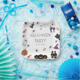 Happy Halloween Party Pappteller