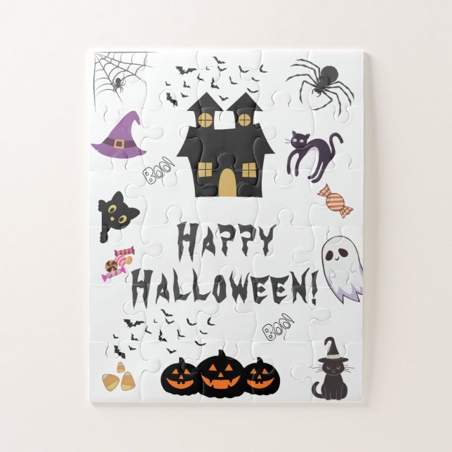 Happy Halloween Party Puzzle (Vertikal)