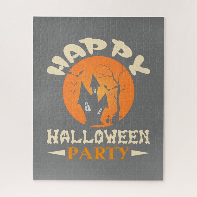 Happy Halloween Party Puzzle (Vertikal)