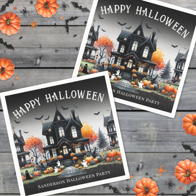 Happy Halloween Party Serviette (Happy Halloween Party Napkins)