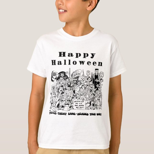 Happy Halloween Party T-Shirt (Vorderseite)