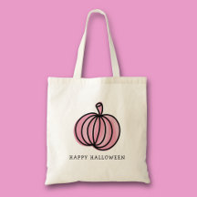 Happy Halloween Pink Pumpkin