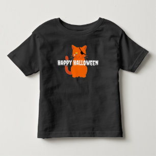 Happy Halloween Pirate Cat Kleinkind T-shirt