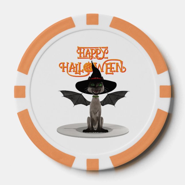 Happy Halloween. Pokerchips (Vorderseite)
