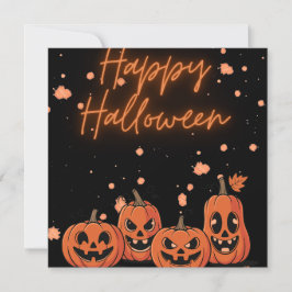 Happy Halloween Postcard Feiertagskarte