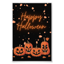 Happy Halloween Postcard Fotodruck