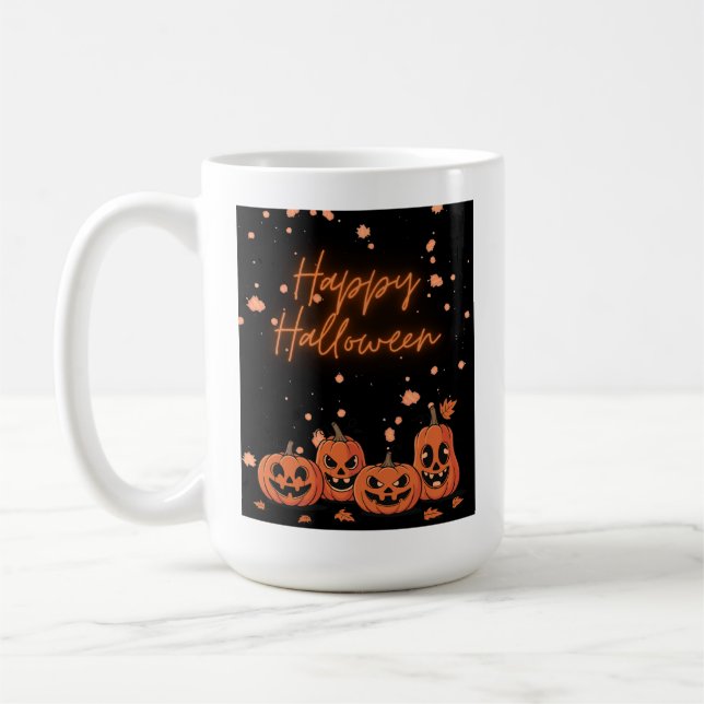 Happy Halloween Postcard Kaffeetasse (Links)