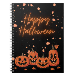 Happy Halloween Postcard Notizblock