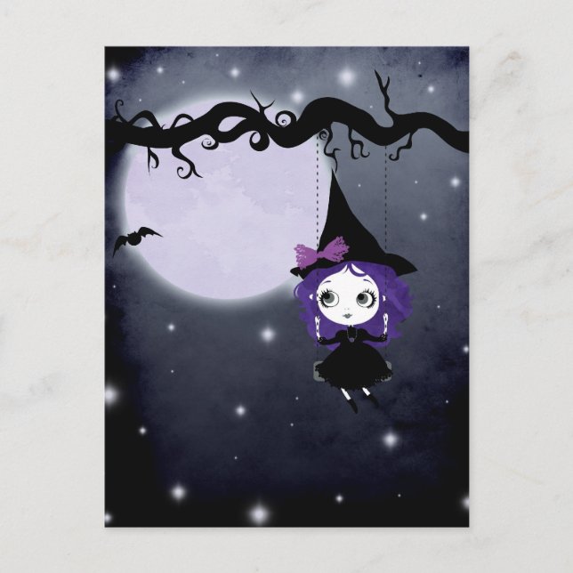 Happy Halloween Postcard Postkarte (Vorderseite)