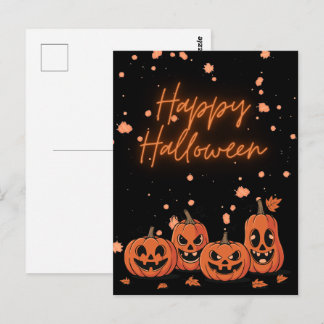 Happy Halloween Postcard Postkarte